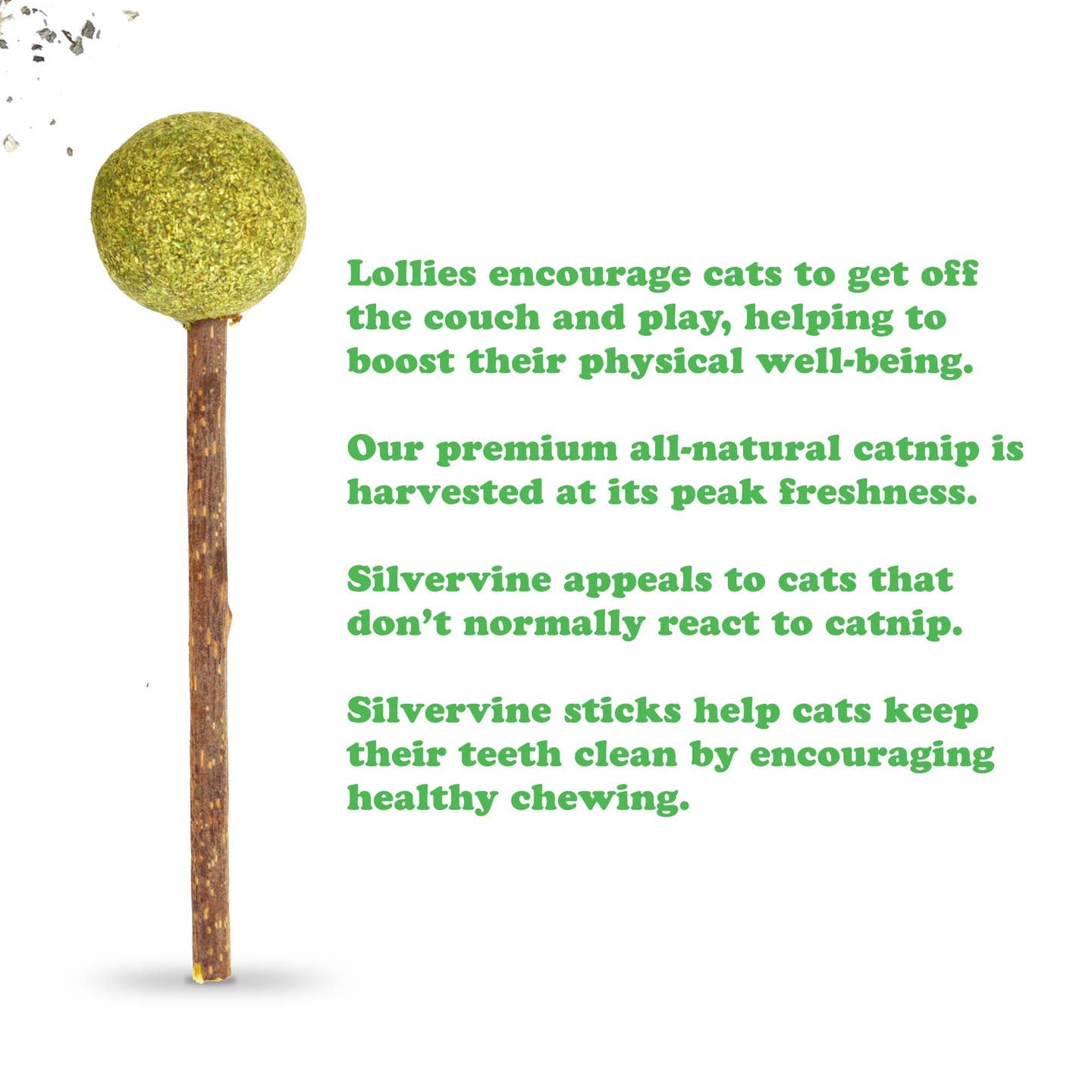 Meowijuana® Lollies - Silvervine Sticks with Catnip - Illawarra Cat Rescue Support Shop