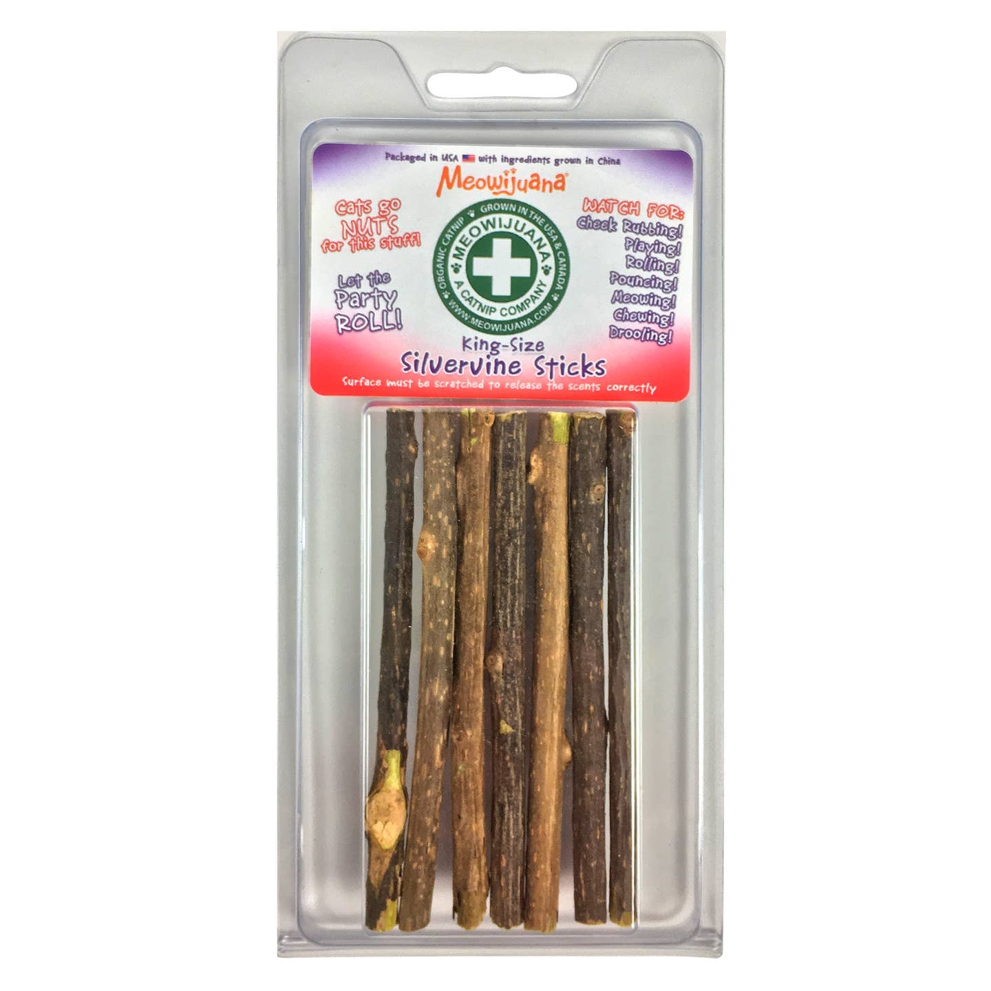 Meowijuana® Silverine Sticks - Illawarra Cat Rescue Support Shop