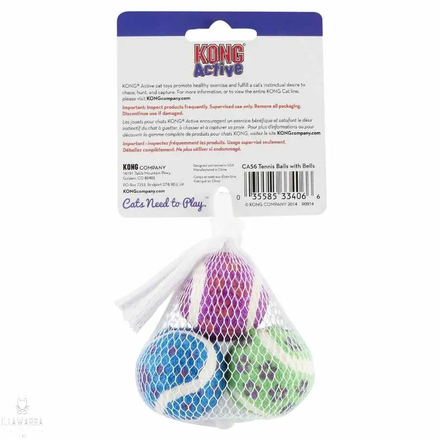 Kong Active Cat Tennis Balls Kong
