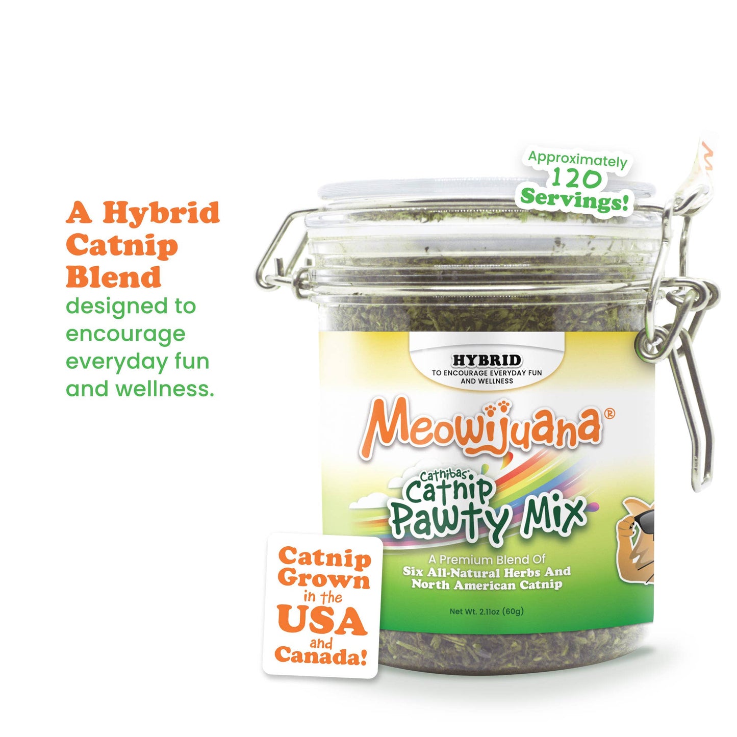 Meowijuana® Catnip Pawty Mix
