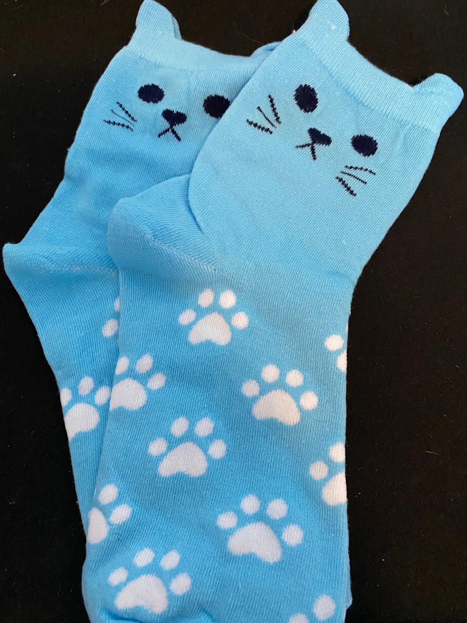 Cat Themed Socks Aus (Size 6-9) Stretch Illawarra Cat Rescue Support Shop