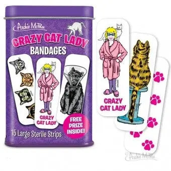 Crazy Cat Lady Bandages Archie Mcphee