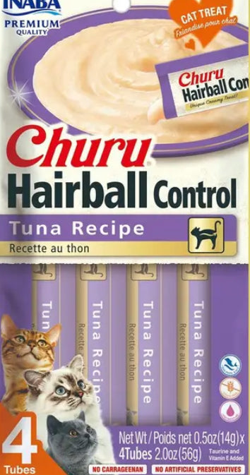 INABA Churu Hairball Control Tuna Recipe (14G X 4)