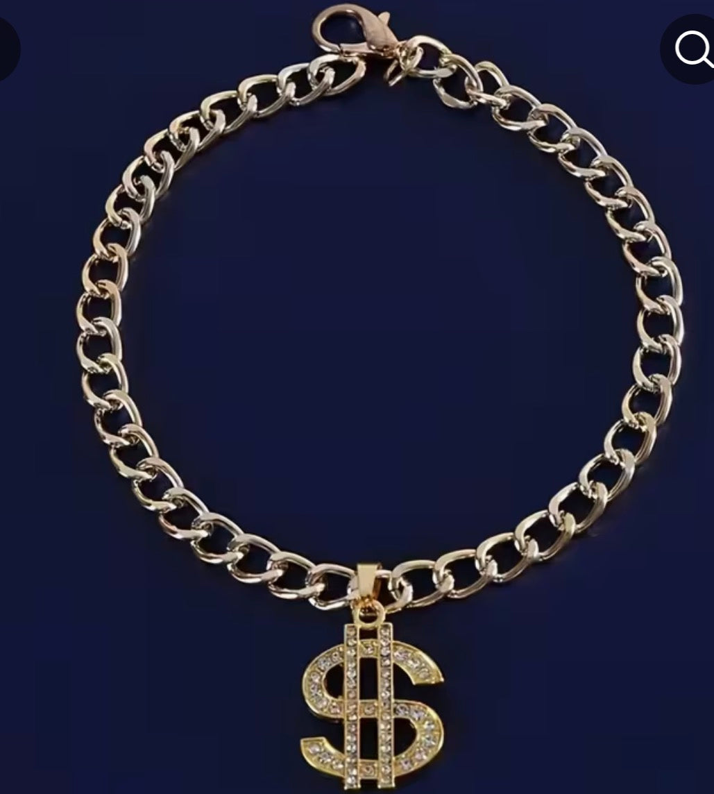Gold Dollar Boujie Cat Collar