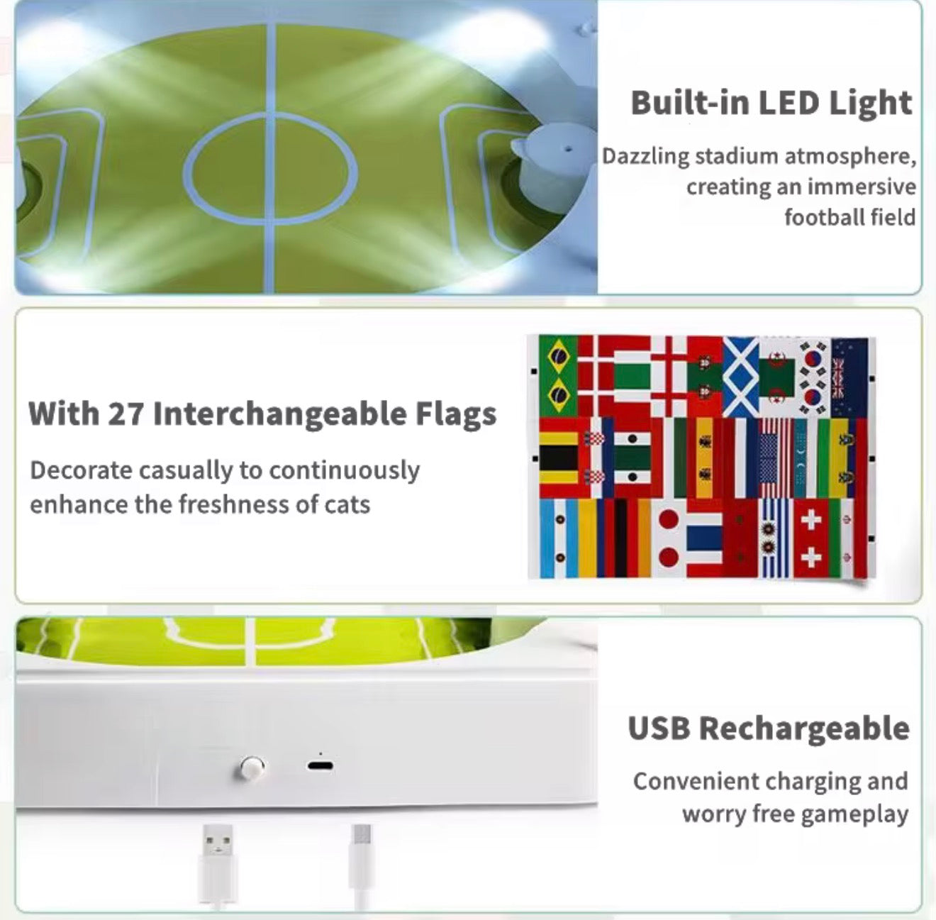 AFP Soccer Kick Play Interactive Cat Toy