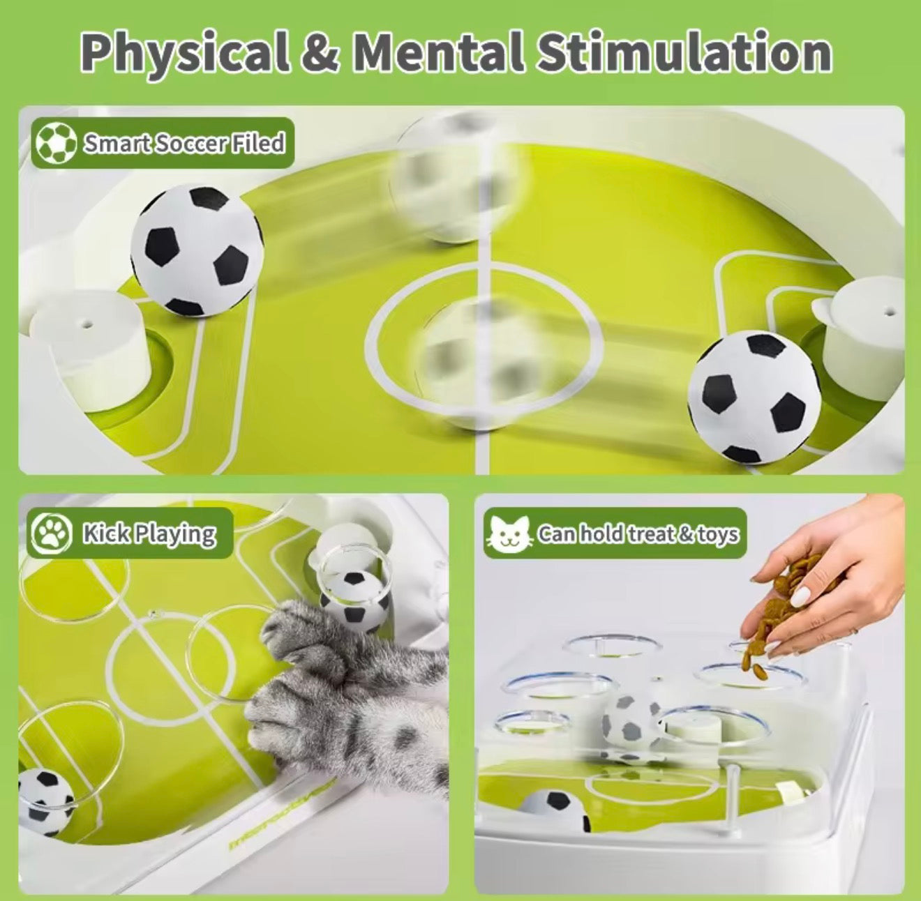 AFP Soccer Kick Play Interactive Cat Toy