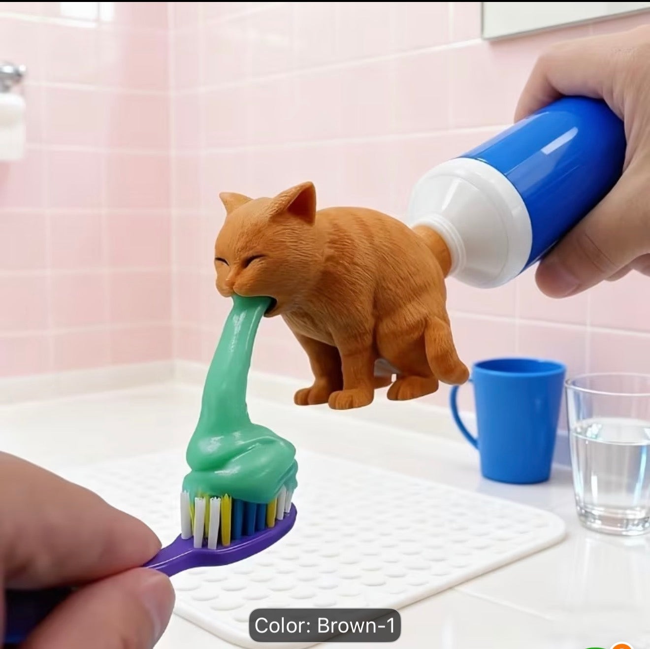 The Purr-fectly Funny Toothpaste Dispenser!