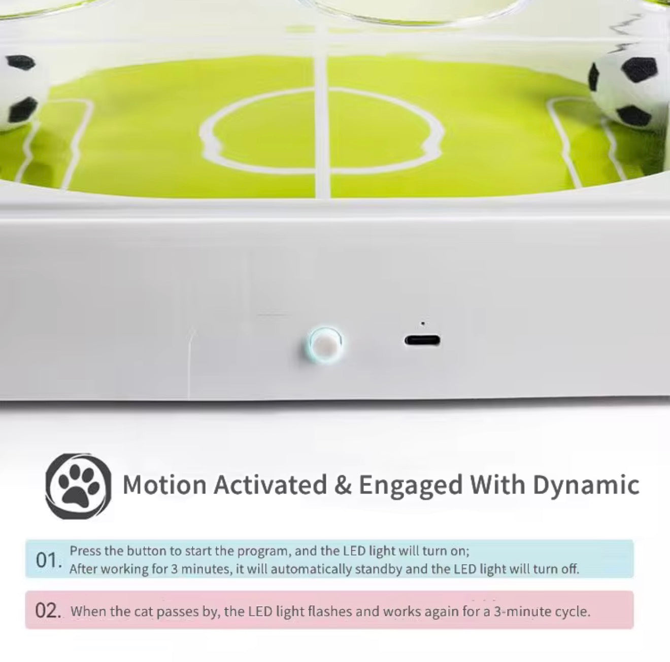 AFP Soccer Kick Play Interactive Cat Toy