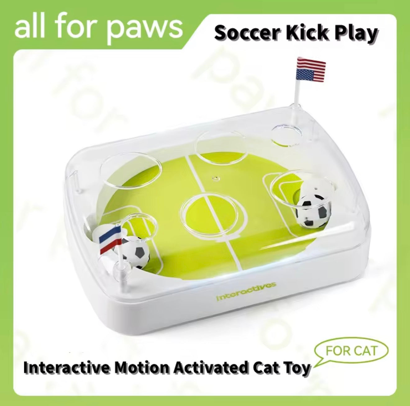 AFP Soccer Kick Play Interactive Cat Toy