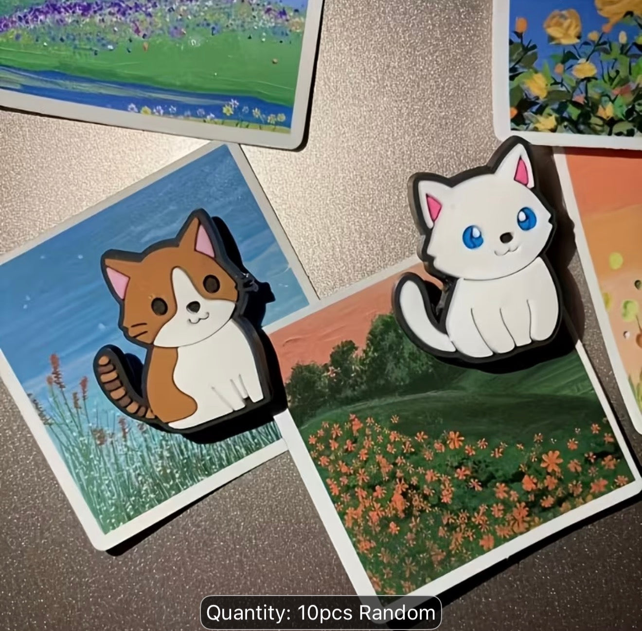 Cat themed Fridge Magnets