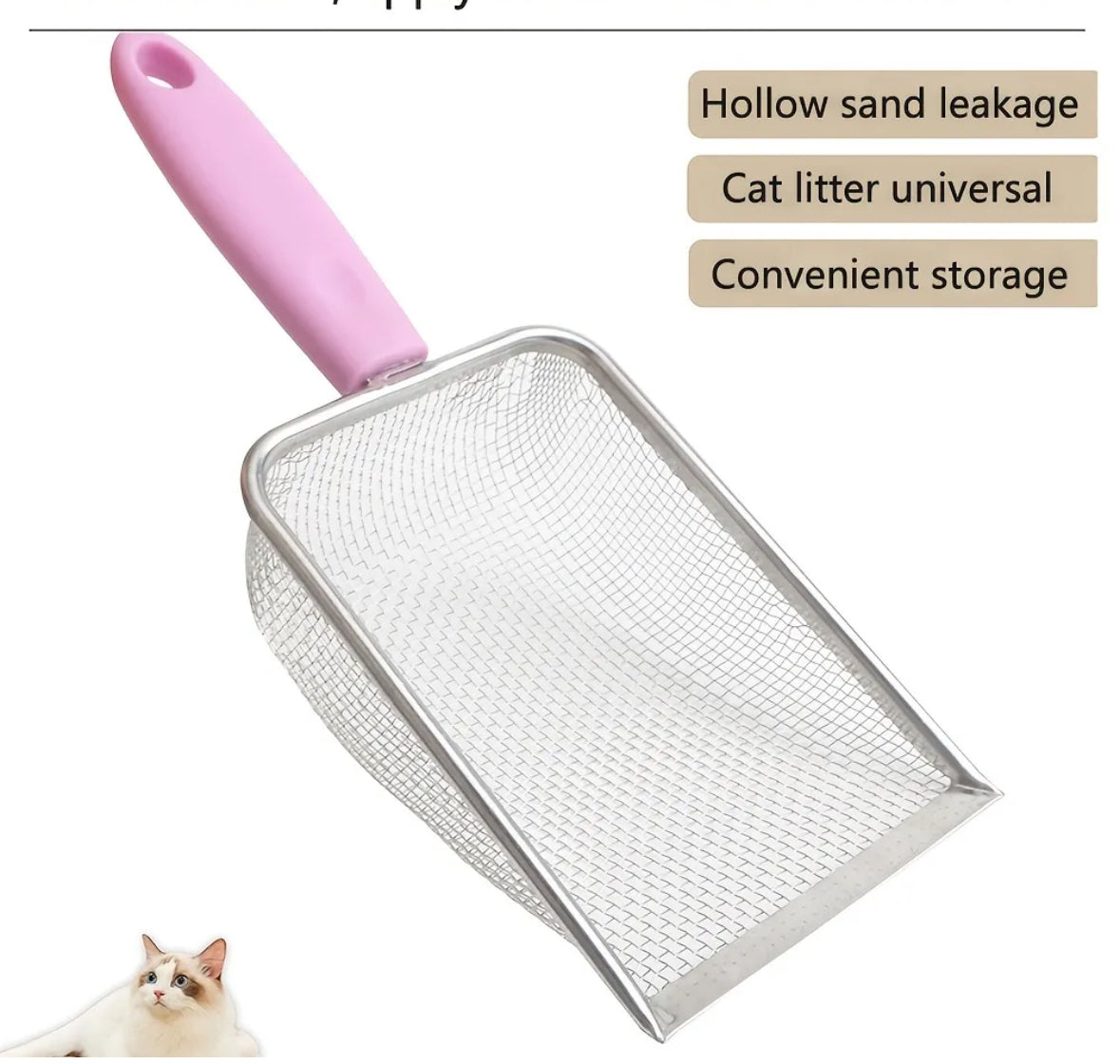 Stainless Steel Litter Scoop