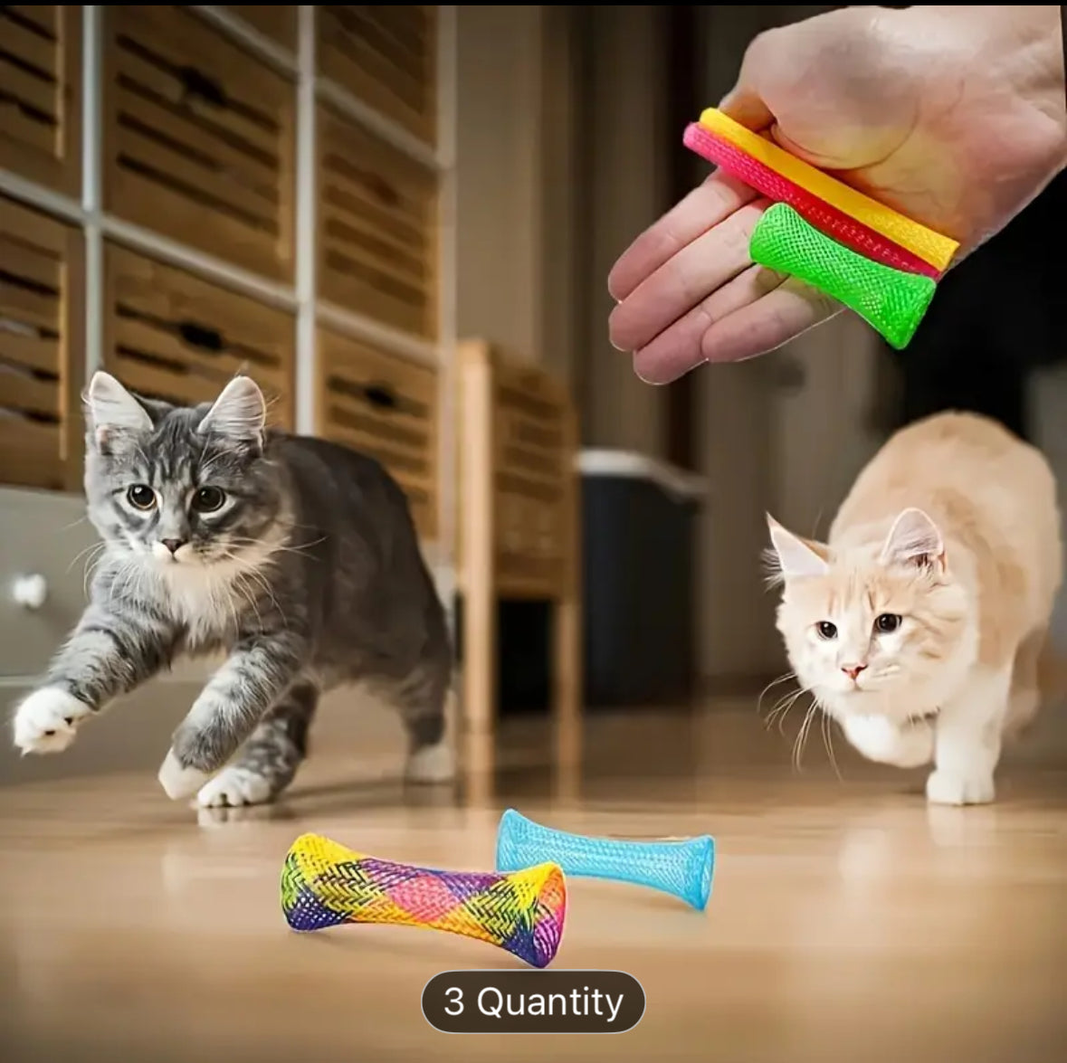 Cat Tube Interactive Toys- 10 Pack