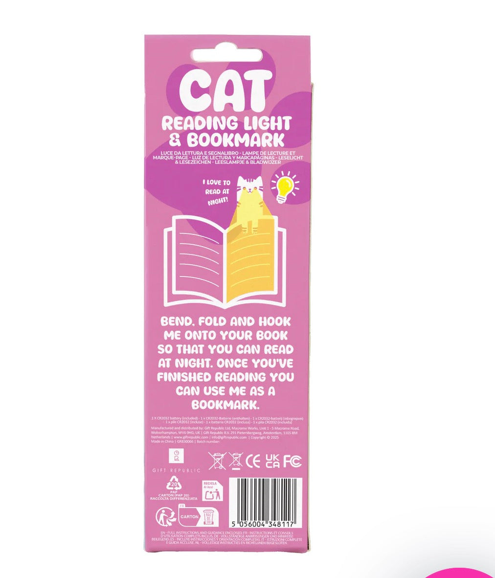 Gift Republic - Reading Light - Cat