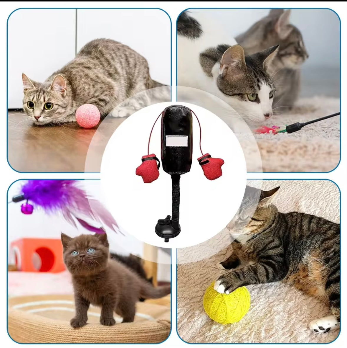 Cat Boxing Bag Toy