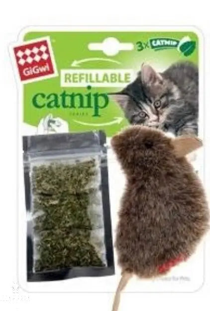 GIGWI Refill Catnip Mouse Toy Gigwi