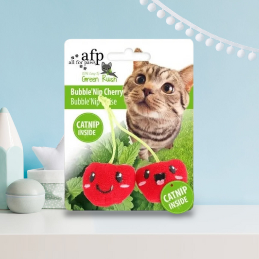 All For Paws Green Rush Bubble' Nip Cherry