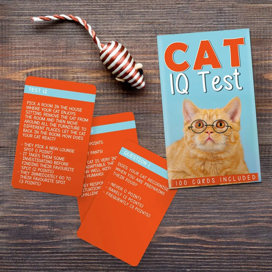 REDUCED - Cat IQ Test Fun With Your Cat Archie Mcphee