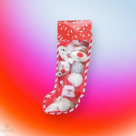 REDUCED - Cat Toys Christmas Stocking Illawarra Cat Rescue Support Shop
