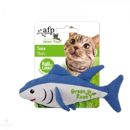 REDUCED - Green Rush Tuna Cat Toy All For Paws