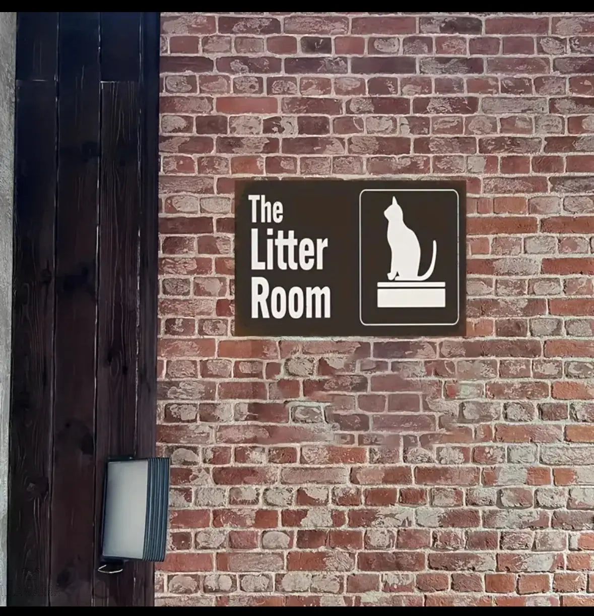 The Litter Room Metal Sign Illawarra Cat Rescue Support Shop