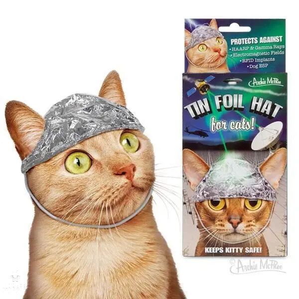 Tin Foil Hat For Cats Archie Mcphee