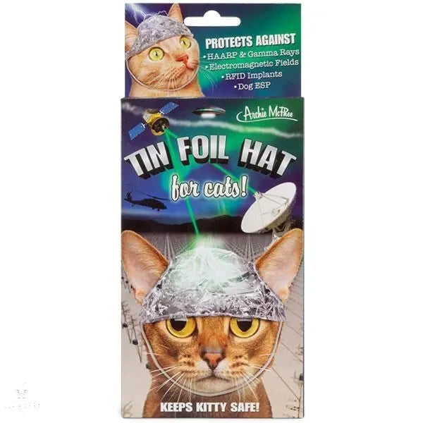 Tin Foil Hat For Cats Archie Mcphee