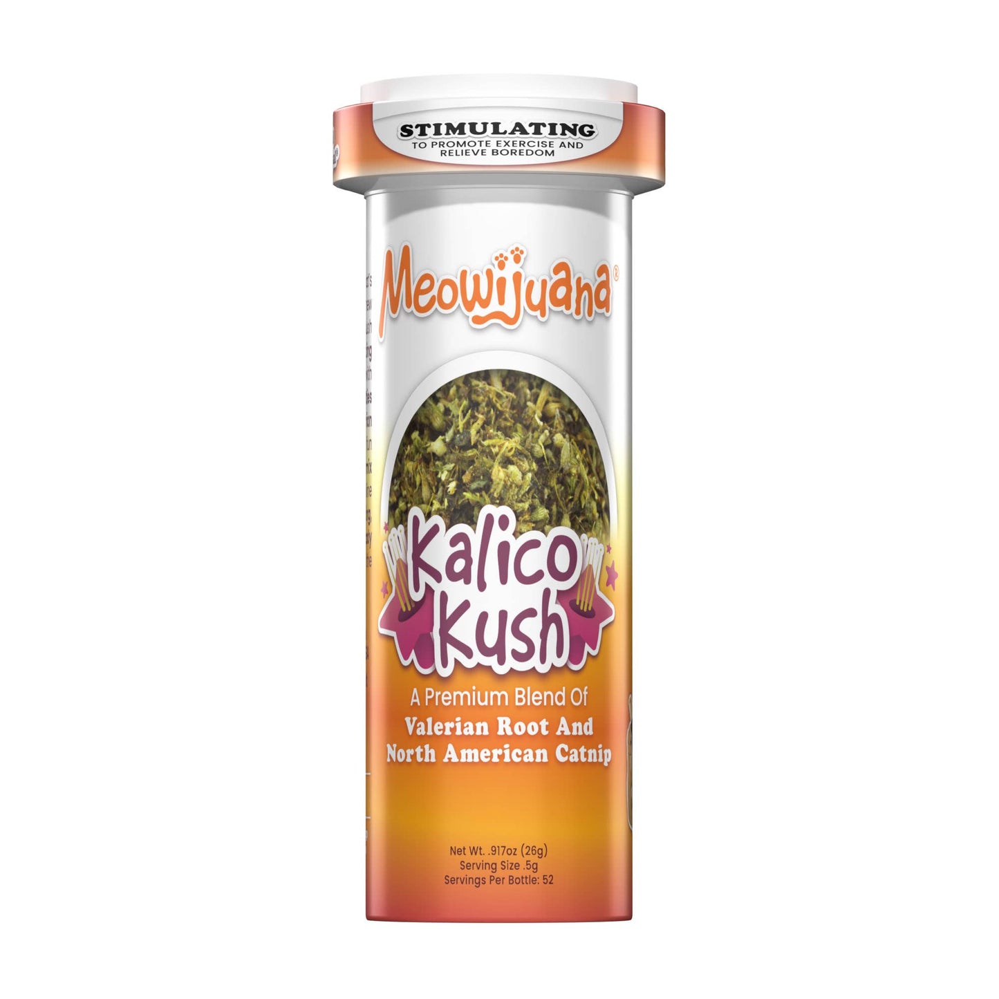 Meowijuana® Kalico Kush - Valerian Root and Catnip Blend - Illawarra Cat Rescue Support Shop
